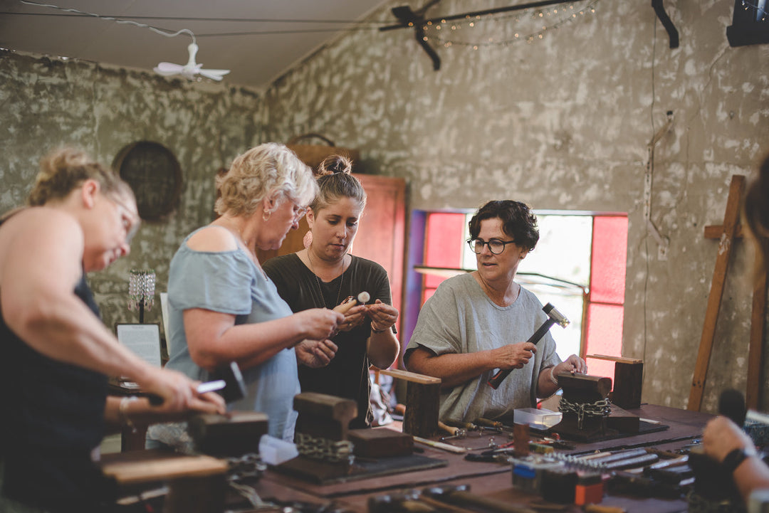 Copper Jewellery  Workshops in Dayboro Brisbane, Queensland