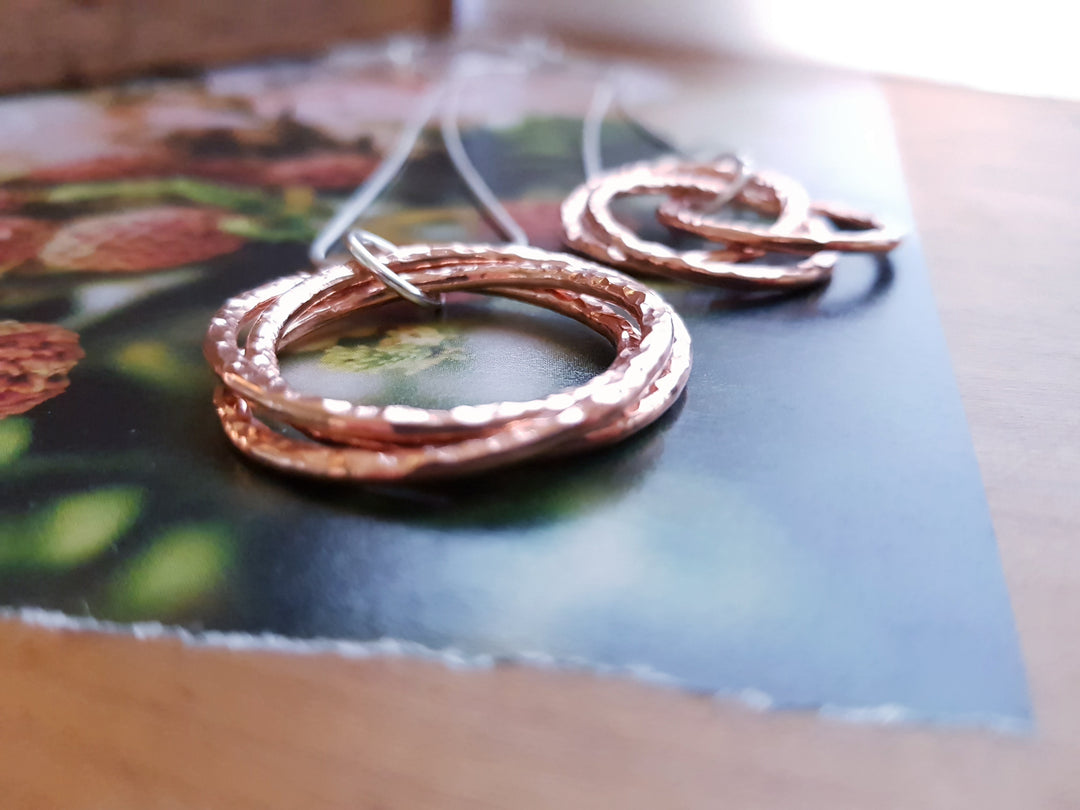 Russian Style Rings Copper Pendant