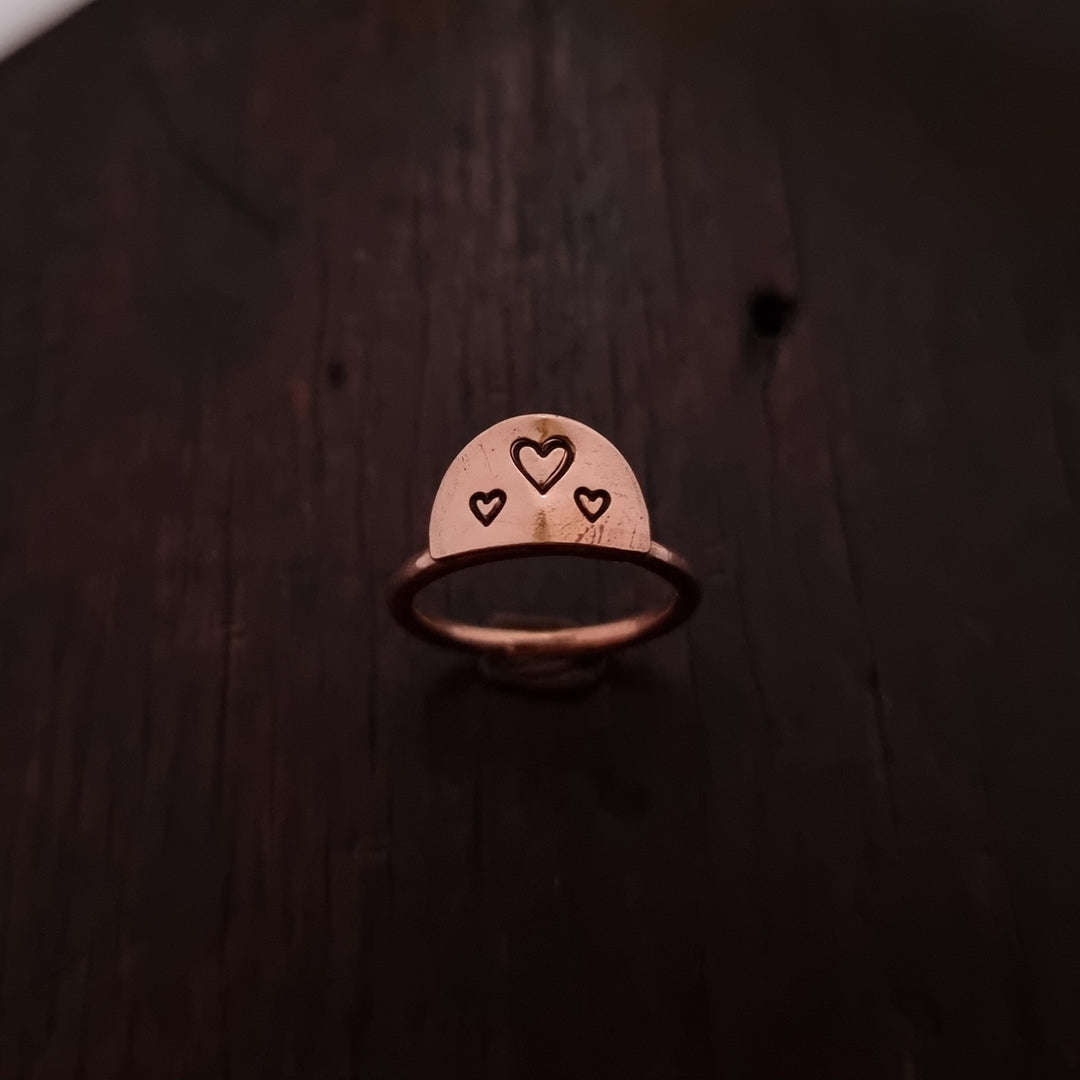 Copper Decorative Shield Rings Other Designs