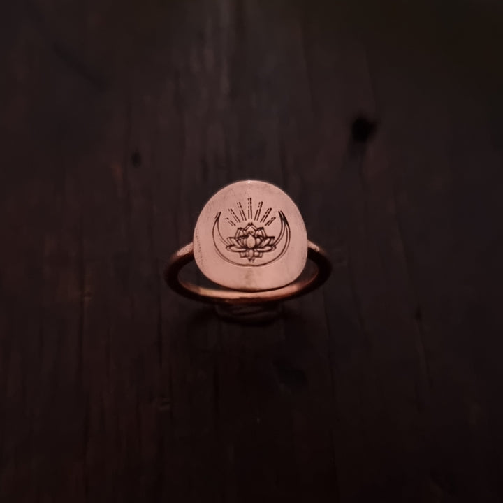 Copper Decorative Shield Rings Other Designs