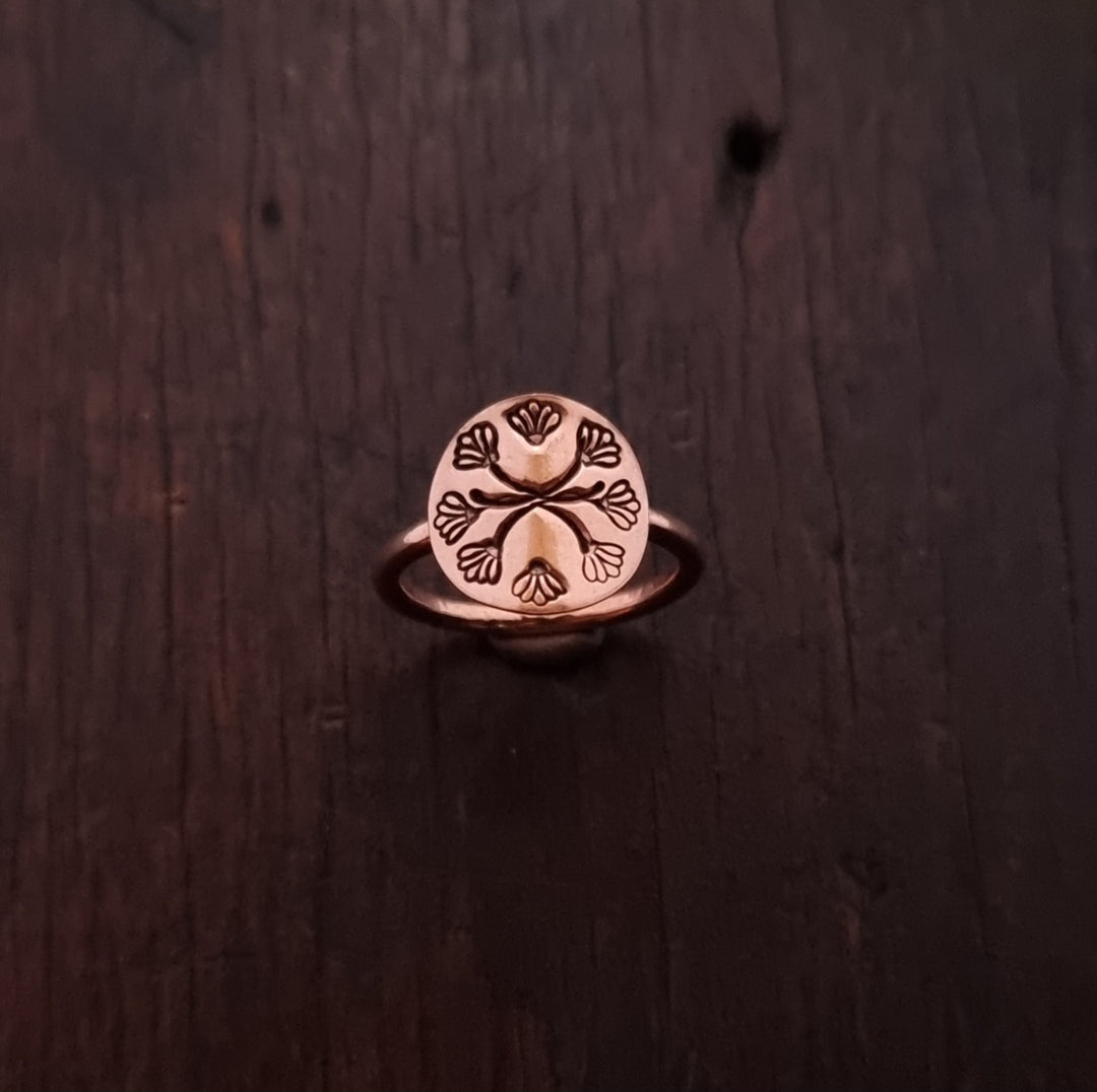 Copper Decorative Shield Rings Other Designs
