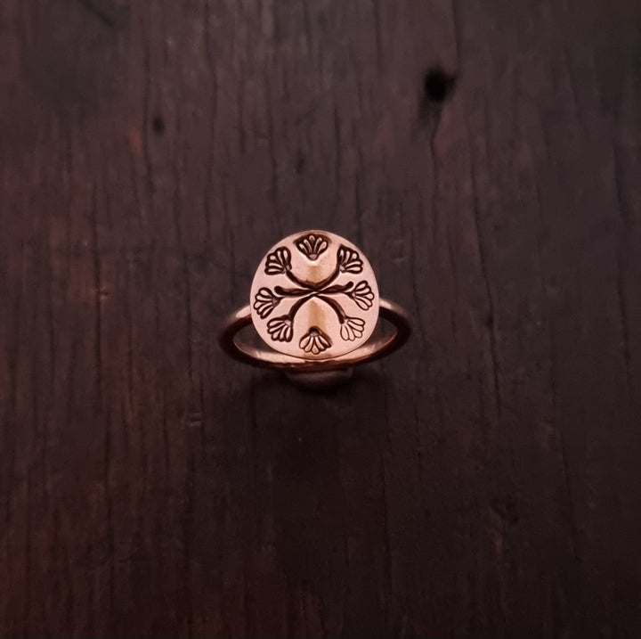 Copper Decorative Shield Rings Other Designs
