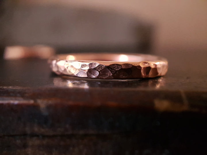 Copper Thick Polished Stacking Ring