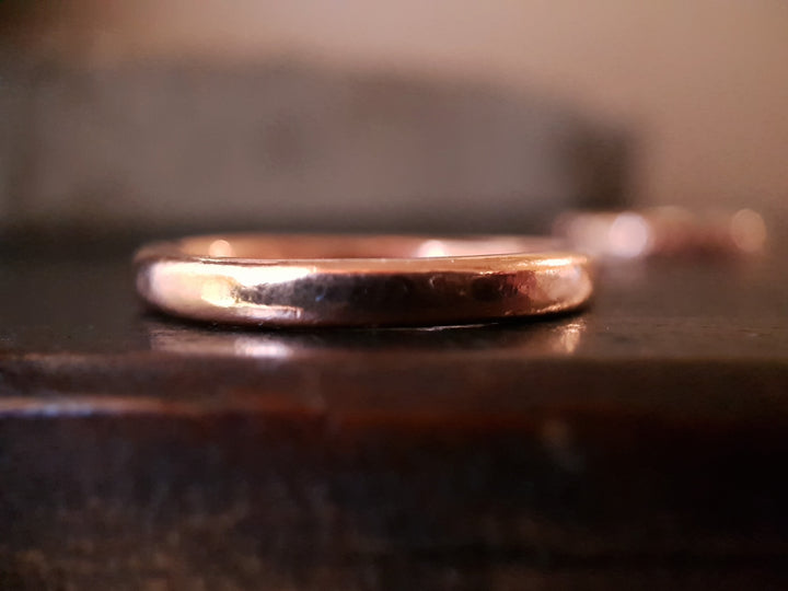 Copper Thick Polished Stacking Ring