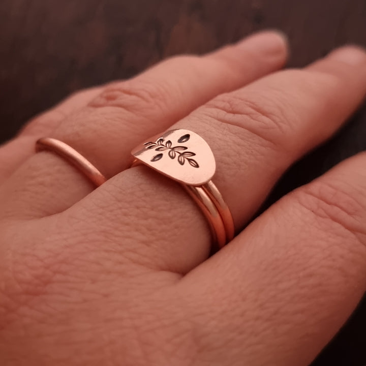 Copper Decorative Shield Rings Other Designs