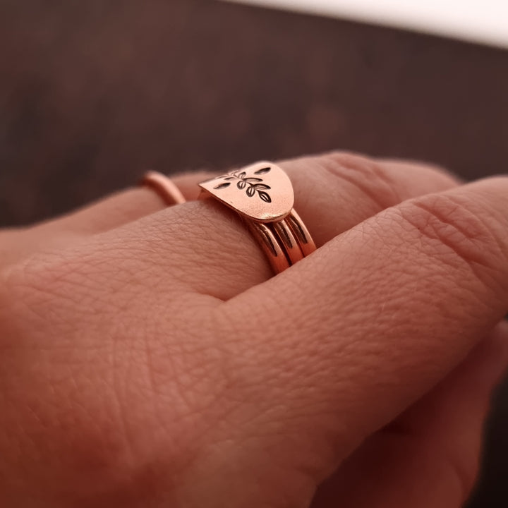 Copper Decorative Shield Rings Other Designs