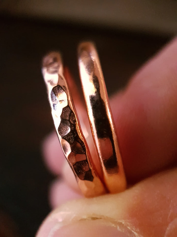 Copper Thick Polished Stacking Ring
