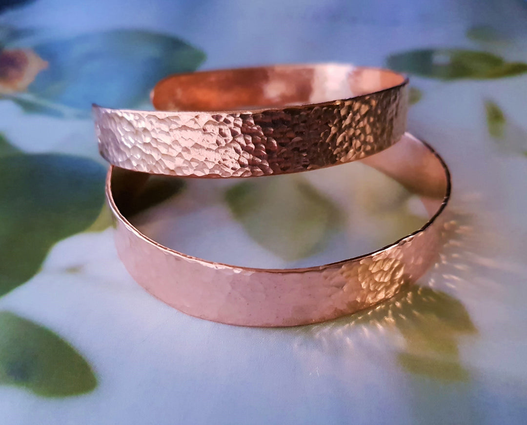 Wide Copper Cuff Bracelet