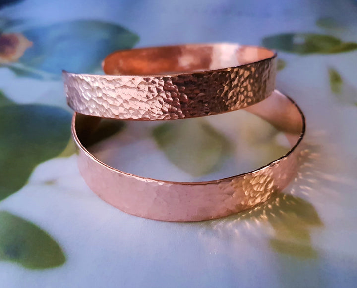 Wide Copper Cuff Bracelet