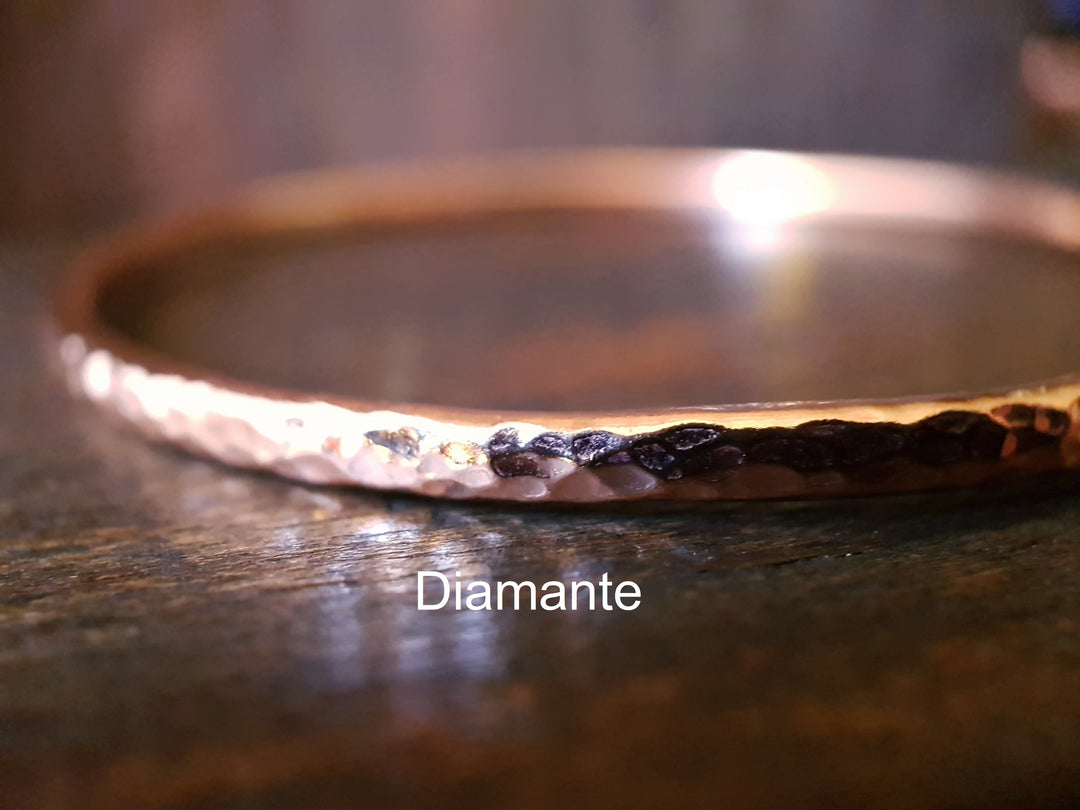 Solid Copper Wire Bangle Bracelet