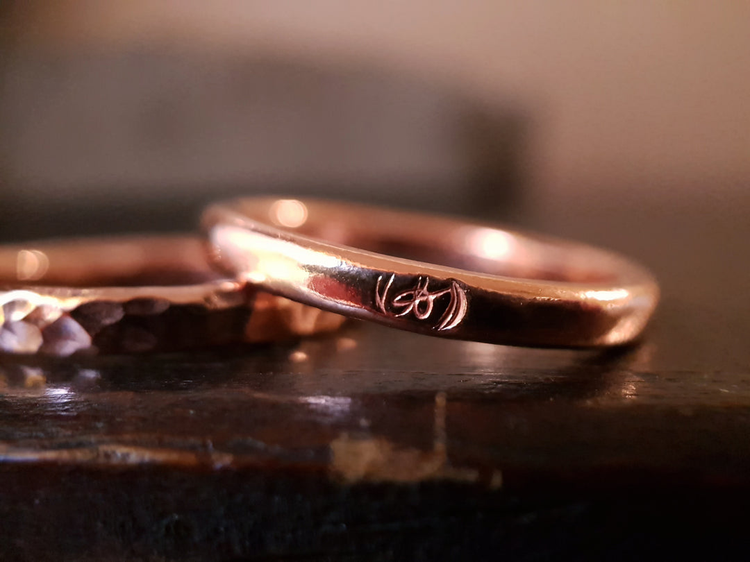 Copper Thick Polished Stacking Ring