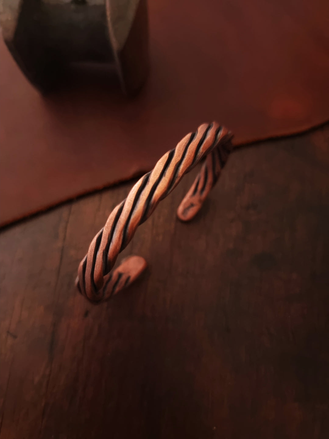 Copper Five Wire Twisted Cuff