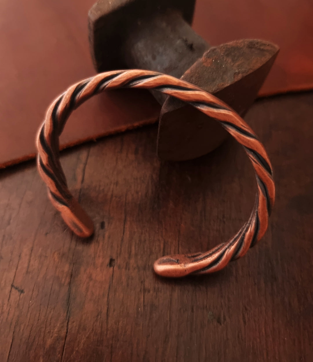 Copper Five Wire Twisted Cuff