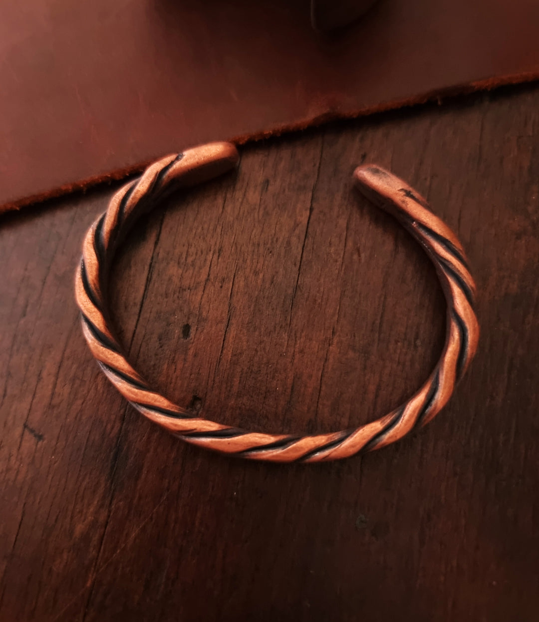 Copper Five Wire Twisted Cuff