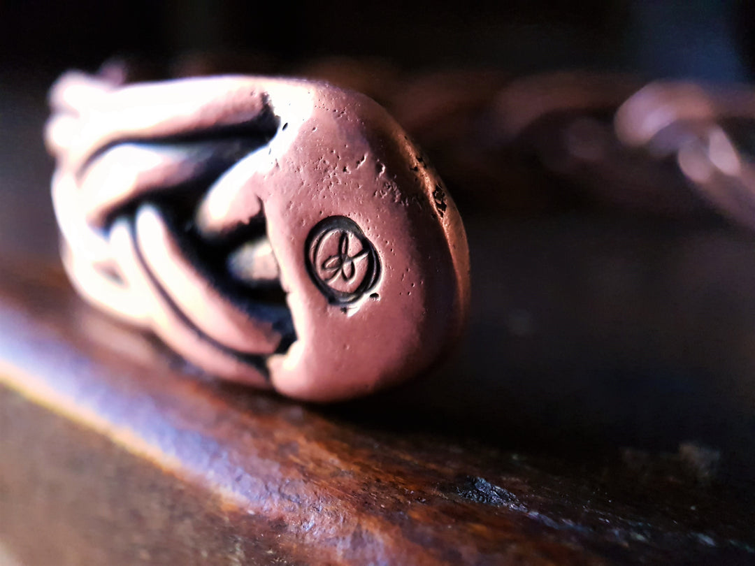 Copper Plaited Wire Cuff