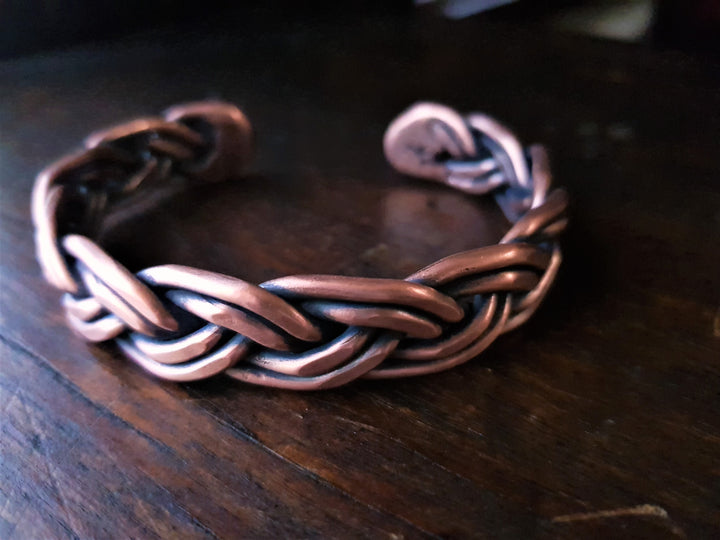 Copper Plaited Wire Cuff