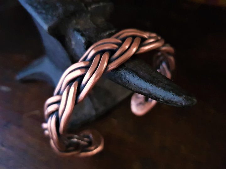 Copper Plaited Wire Cuff