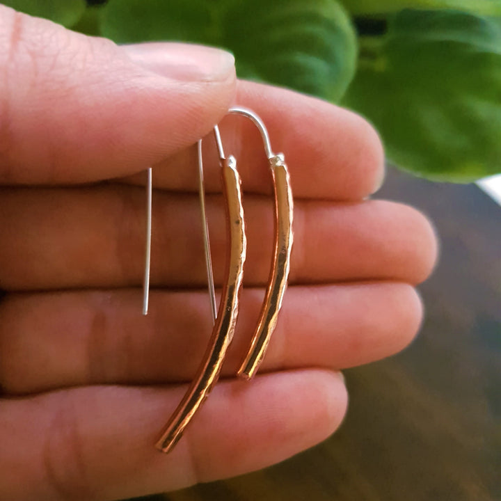 Wire Drop Bar Earring