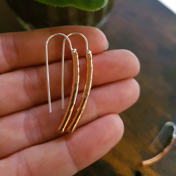 Wire Drop Bar Earring