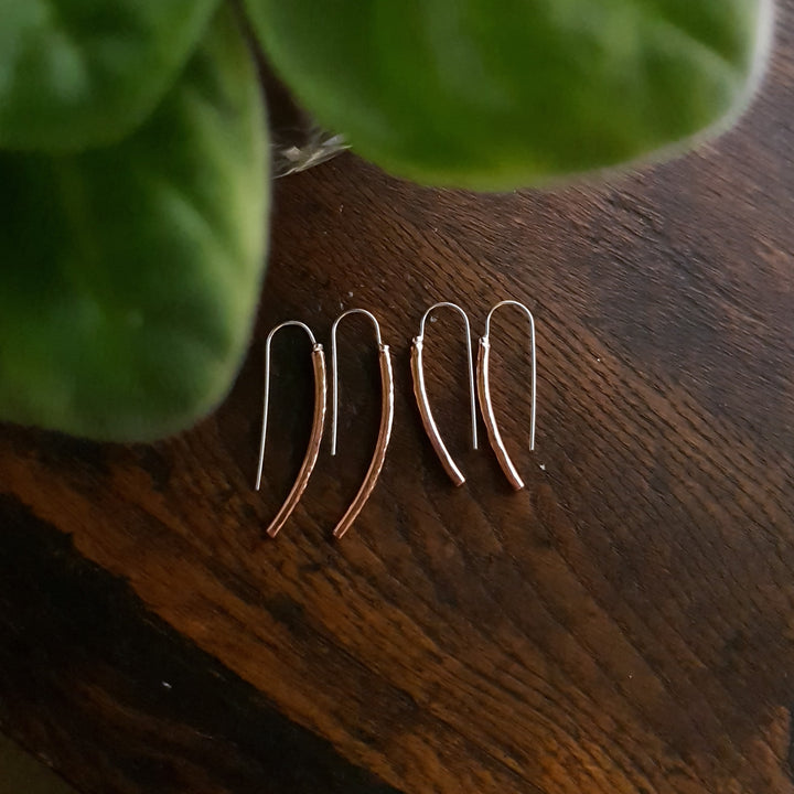 Wire Drop Bar Earring