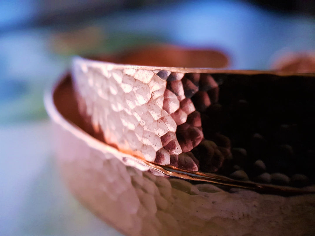 Wide Copper Cuff Bracelet